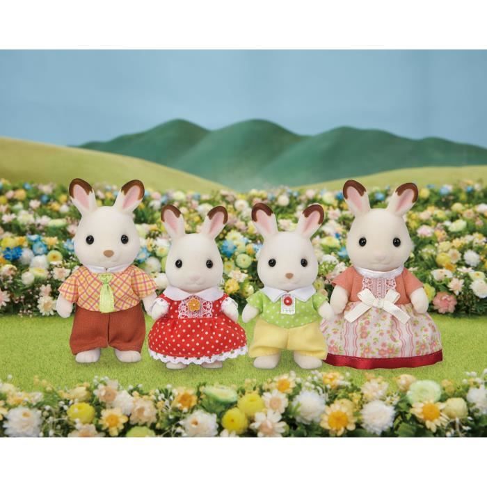 The Chocolate Rabbit Family - Sylvanian Families - 5655 - From 3 years old