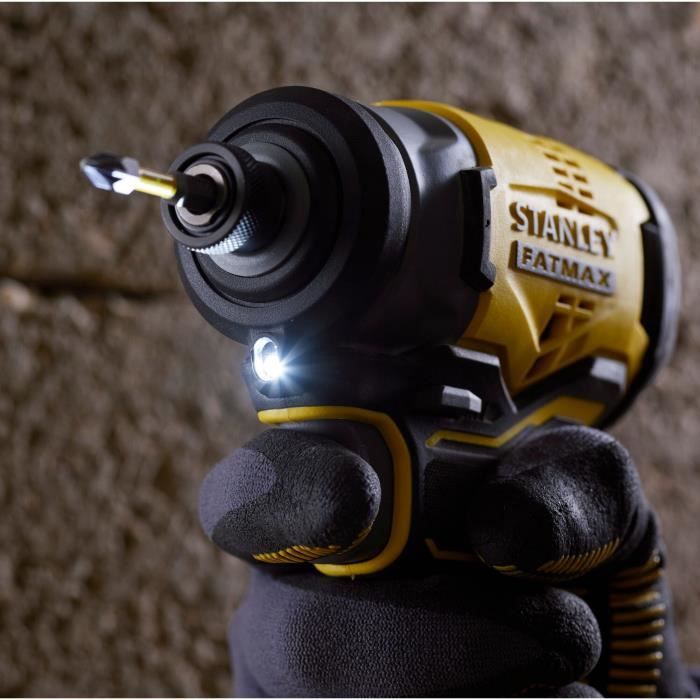 Impact screwdriver - STANLEY FATMAX V20 - SFMCF810D2K-QW - 170 Nm Brushless - Lithium 18V - 2 Batteries 2Ah