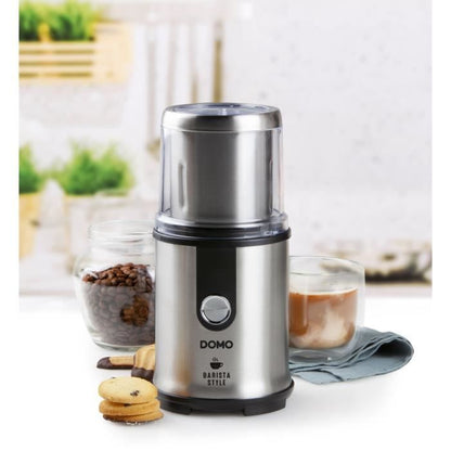 Electric coffee grinder - DOMO - DO723K - 300 W - Capacity: 110 g - Grinding mechanism with burrs