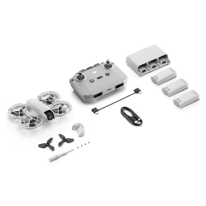 Ultra-compact drone - DJI - Neo Fly More Combo - 135g, accessories included, cinematic capture