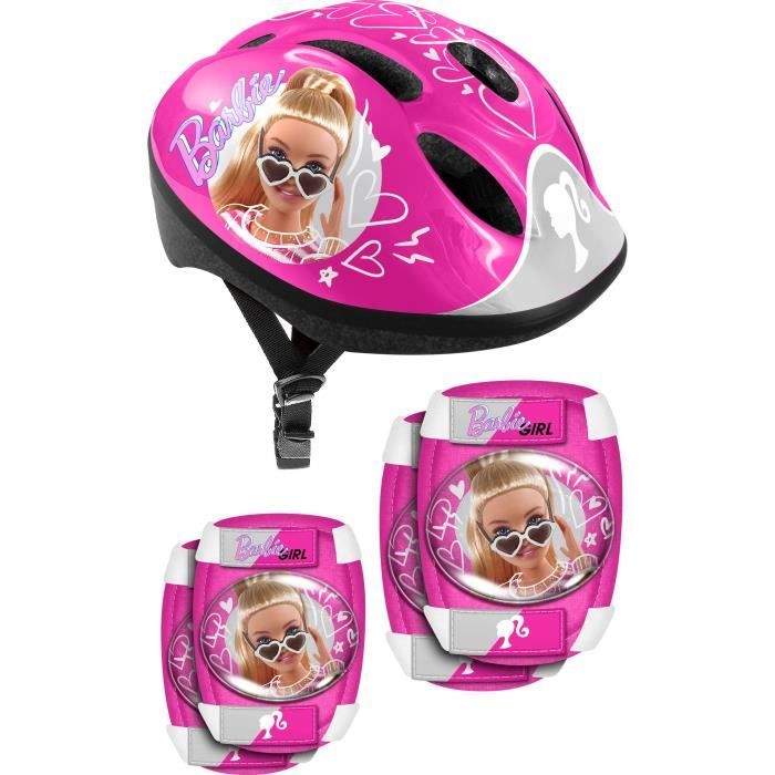 STAMP - Helmet + Elbow/Knee Pads - Barbie