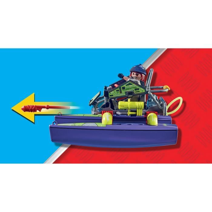 PLAYMOBIL 71147 Transformable Bandit Quad, Police Elite Unit, City Action, Ages 5 and up