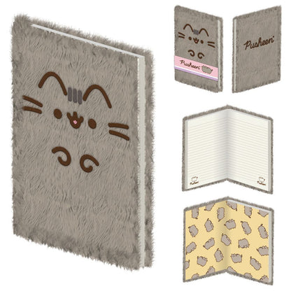 Pusheen plush notebook