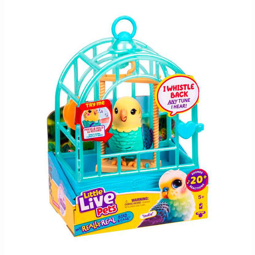 Little Live Pets Talking Bird cage assorted