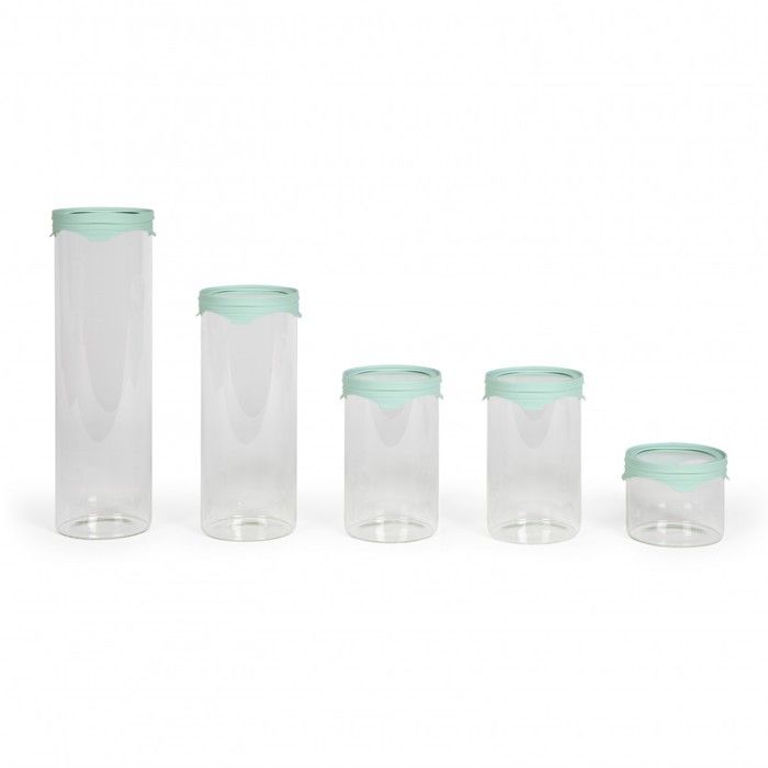 Set of 5 storage jars - Livoo - MEN399 -