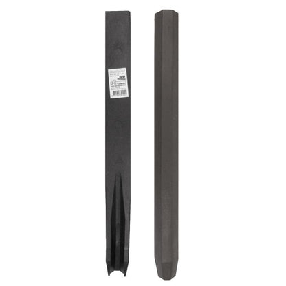 NATURE Recycled PVC stake to fix Borderfix - H 38 x 3,6 x 3,8 cm