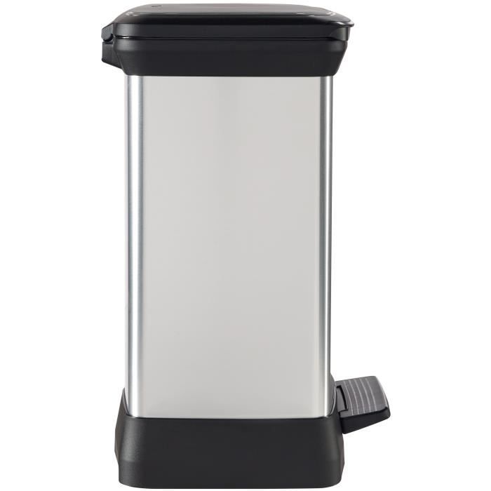 CURVER Pedal Bin Duo Déco 10 + 18 L - 39x29x50.5 cm