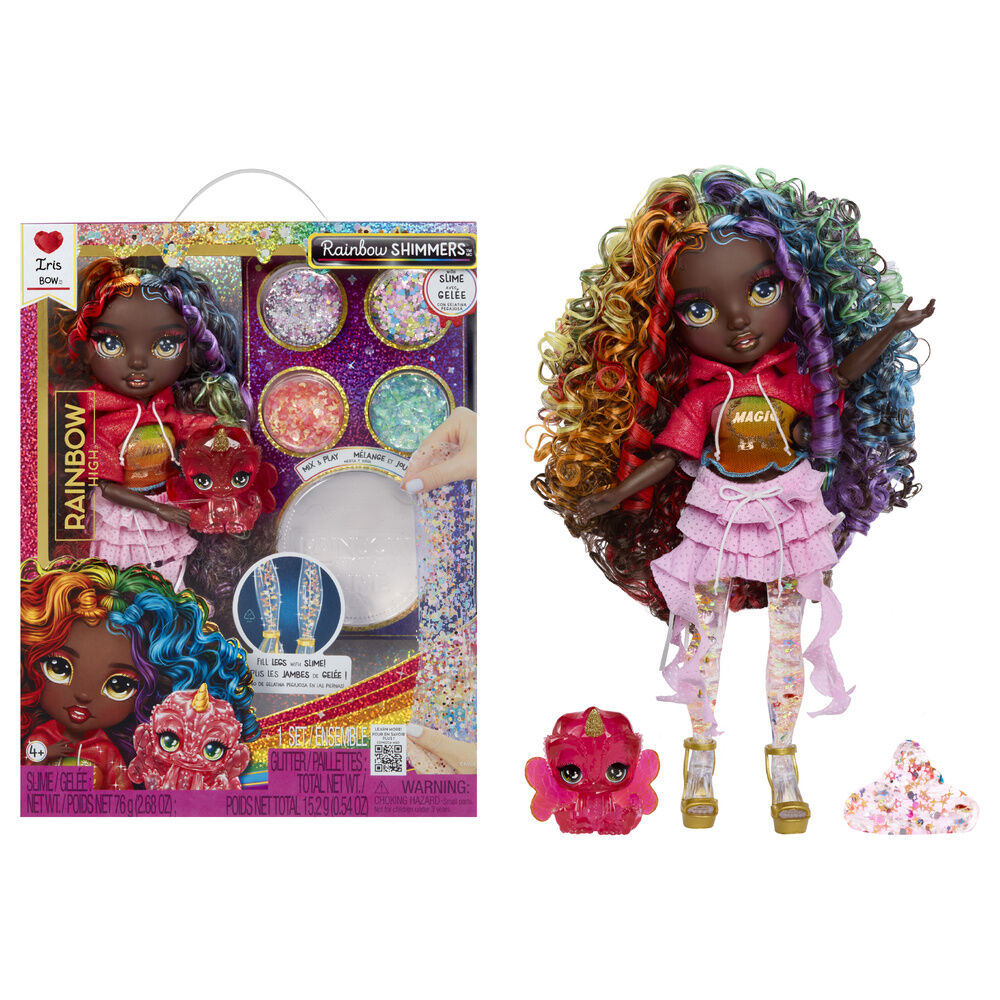 Rainbow High Rainbow Shimmers Feature Fantasy Iris doll