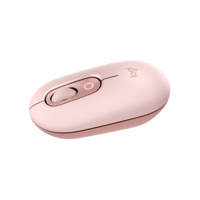 Mouse - Wireless - Logitech - Pop Mouse - Pink