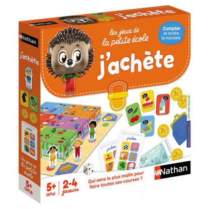 Board game - NATHAN - I buy - Shopping game with 6 shops, 15 to spend