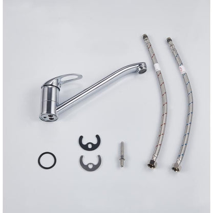 Kitchen sink mixer - Chrome - Flow reduction - Swivel spout - JOCKER - EDOUARD ROUSSEAU