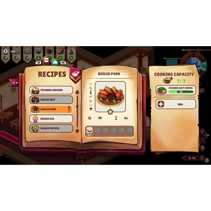 Cooking - Nintendo Switch Game