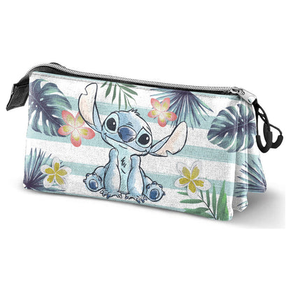 Disney Stitch Ocean triple pencil case