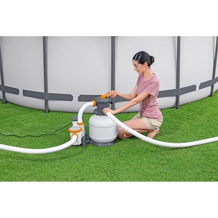 Bestway sand filter 8 327 l/h + pre -filter - white