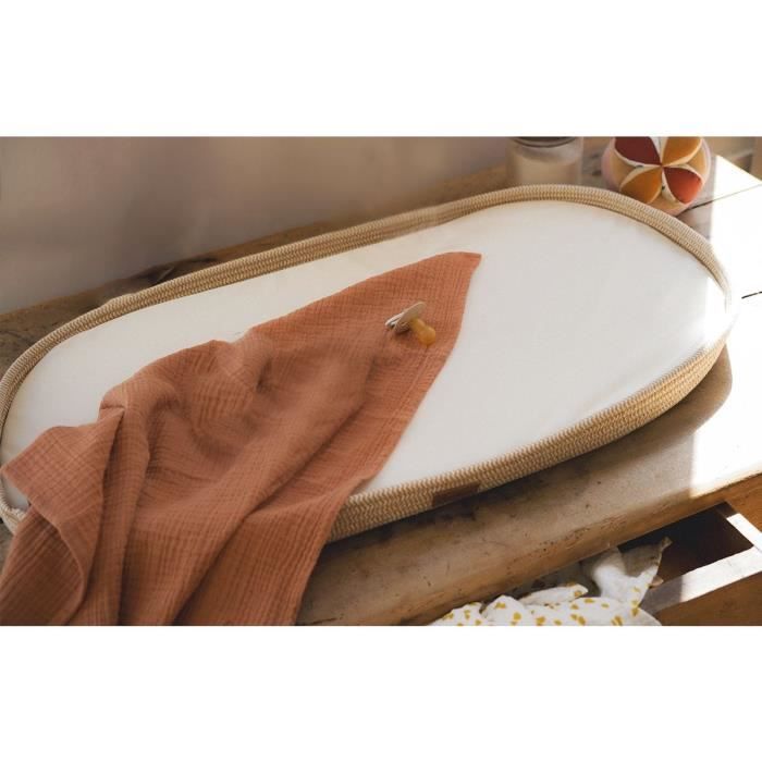 Braided changing mat - DOMIVA - Honey Moon - Braided cotton
