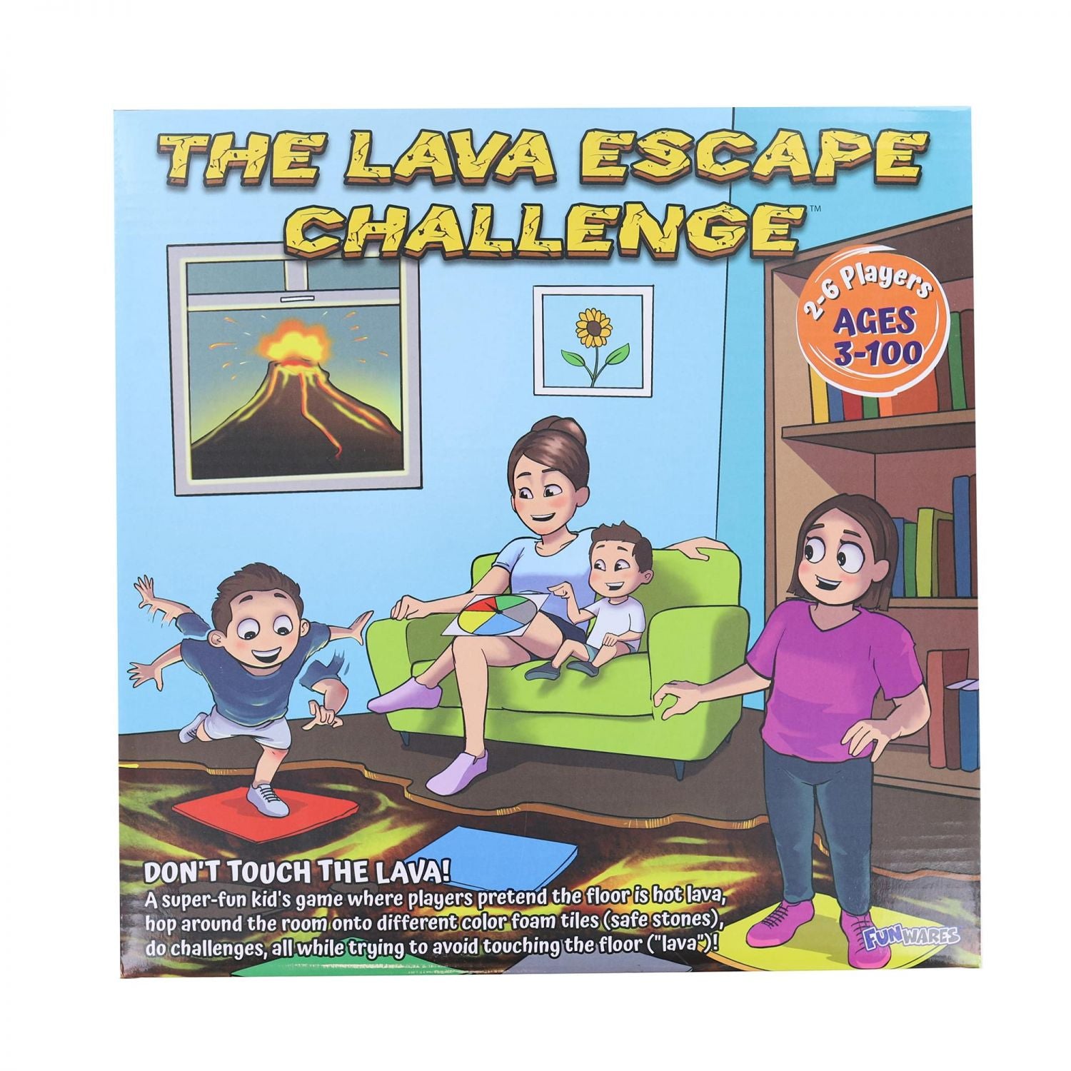 The Lava Escape Challenge Game | 2-6 Players
