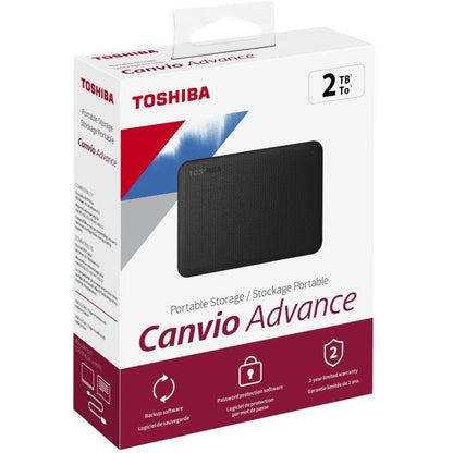 Toshiba external hard drive canvio Advance USB 3.2 Gen 1 - 2 to - Black