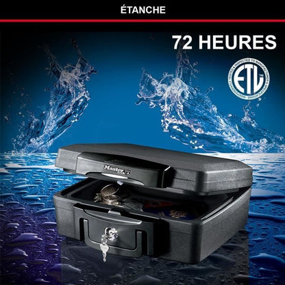 MASTER LOCK Safety Case / Safe - Fireproof and waterproof - Size S - 4.9L