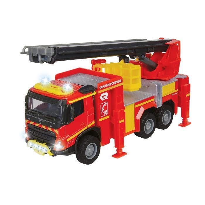 Volvo Fire Truck - MAJORETTE - 19 cm - Opening doors - Sounds and lights