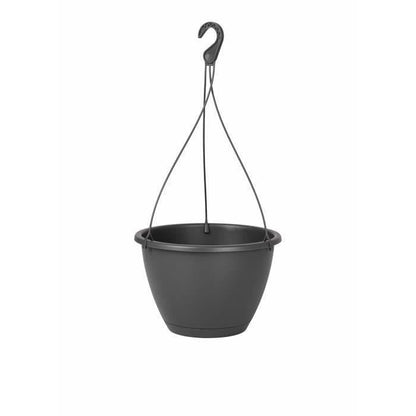 ARTEVASI Algarve hanging flowerpot - 8 L - 31 x 31 x 20.5 cm - Anthracite gray