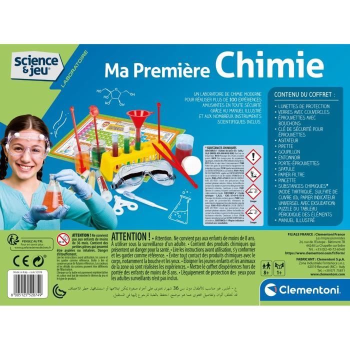 CLEMENTONI Science & Game - My first chemistry - Scientific game