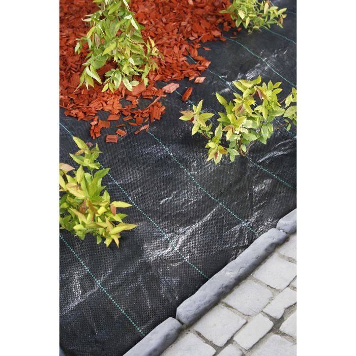 NATURE Landscaping mulch canvas - Polypropylere woven - 100 g / m² - 1 x 50 m - Black
