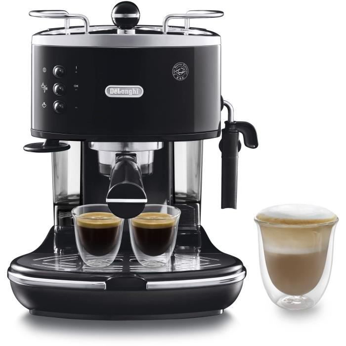 Classic espresso machine - Delonghi Icona Eco 311.BK - Black