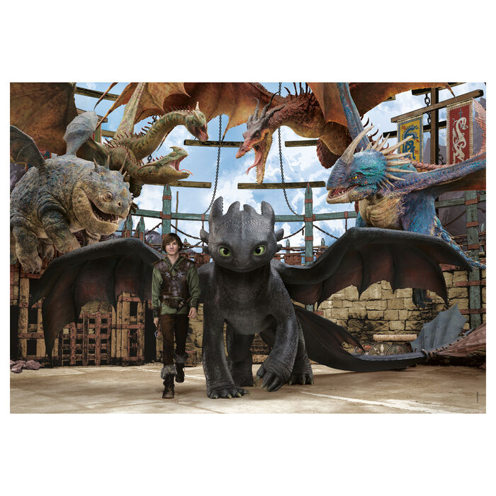 How To Train Your Dragon puzzle 104pcs