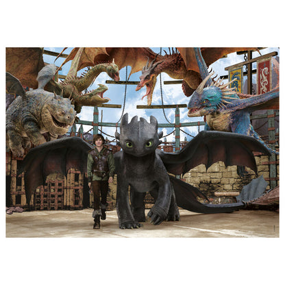 How To Train Your Dragon puzzle 104pcs