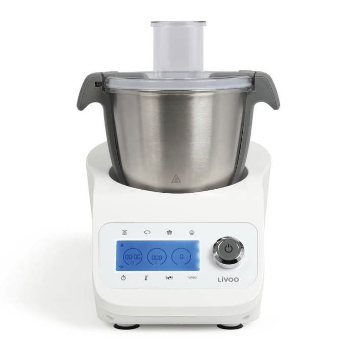 Livoo DOP219W - Super Cooker multifunction robot - 12 speeds - 125 to 5000 rpm - 3.5L stainless steel bowl - 1000W - White