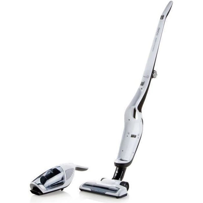 DOMO DO217SV - Handy broom vacuum cleaner 2 -in -1 - 2 speeds - Cyclonic system - Autonomy 40min - Pousing tank 0.5L
