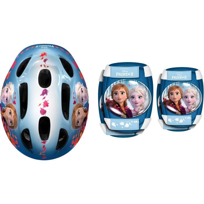 THE QUEEN OF SNOW II Combo Helmet + Knee Support + Elbow Guards - Size 50-56 cm