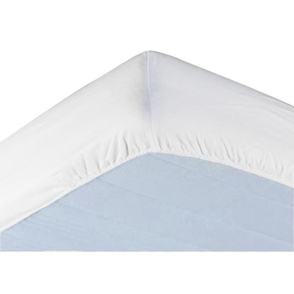 Alese Shape Waterproof Cover Transalese 100% Cotton Sponge - 90 x 200 cm - White