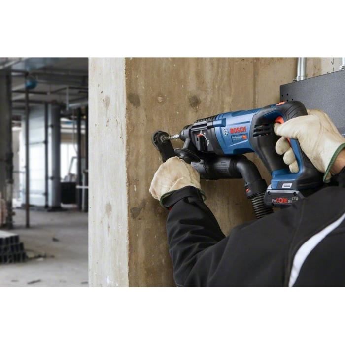 Cordless rotary hammer BOSCH PROFESSIONAL SDS plus GBH 18V-26 D supplied without battery and charger