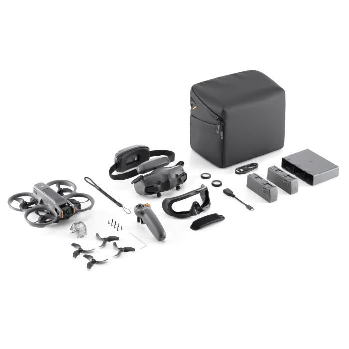 Drone Pack - DJI - Avata 2 + RC Motion 3 Stabilizer + Googles 3 Headset + 3 batteries