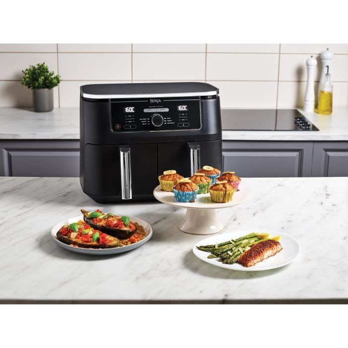 Ninja - Foodi Max - AF400EU - Dualzone oil without oil? - 2470W - 7.6L - 2 cooking drawers - 6 cooking modes