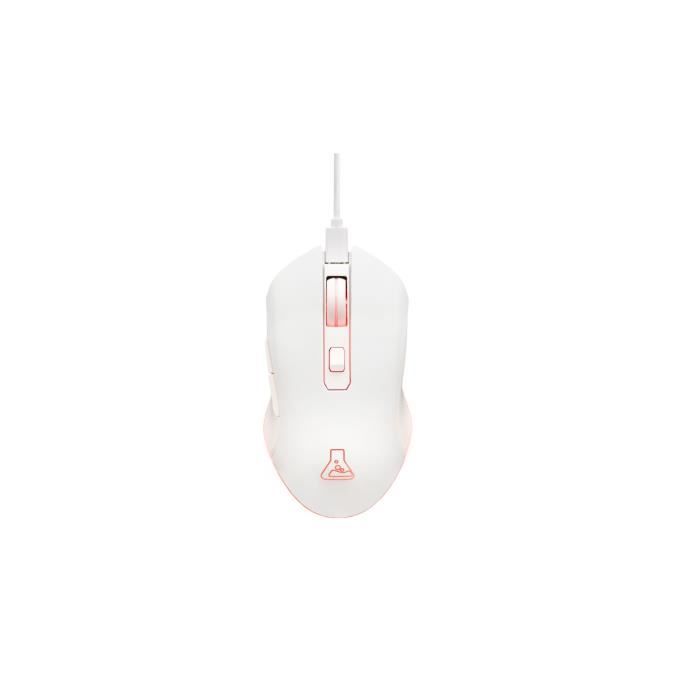 Wireless Gaming Mouse - THE G-LAB - KULT HELIUM - RGB - 6400 DPI - 6 Buttons - White