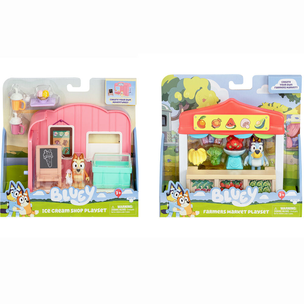 Bluey Ice Cream Shop Mini playset assorted