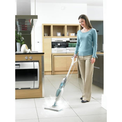 Black + Decker - FSM16CD -QS - Steam cleaner 3 in 1 1600W - 2 microfibers + 1 accessory for carpet included - 6m cable