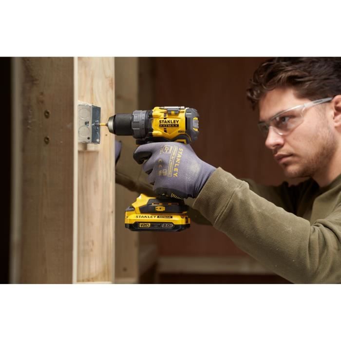 Drill driver - STANLEY FATMAX - SFMCD725D2K-QW - 80 Nm - 18V - 15 torque settings