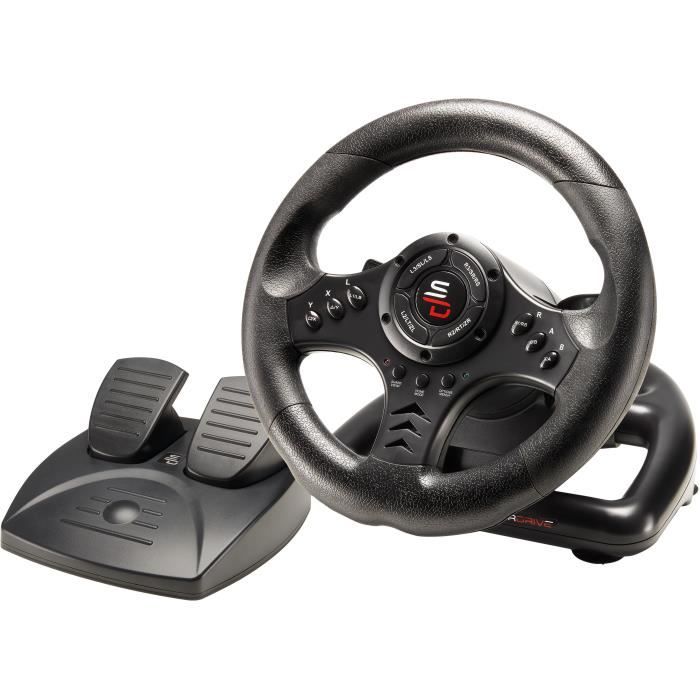 SUBSONIC - SV450 - Racing Wheel - Compatible Xbox Series, Switch, PS4, Xbox One, PC (programmable)