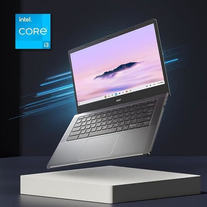 Acer Laptop PC - Chromebook Plus CB514-4HT-30AF - Chrome OS - 14 FHD IPS - Intel Core i3-N305 - 8GB RAM - 512GB SSD - 10h battery