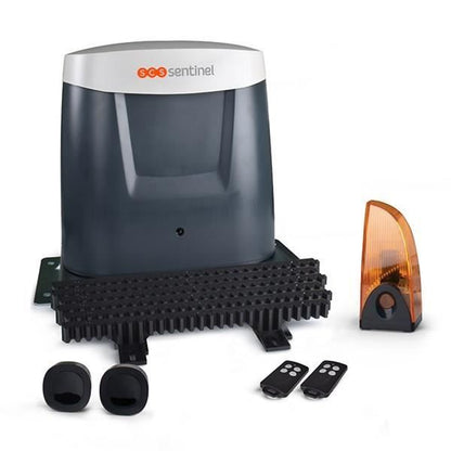 24V Crémailleres engine for sliding gate 5m - 500 kg - OpenGate 3 - SCS Sentinel