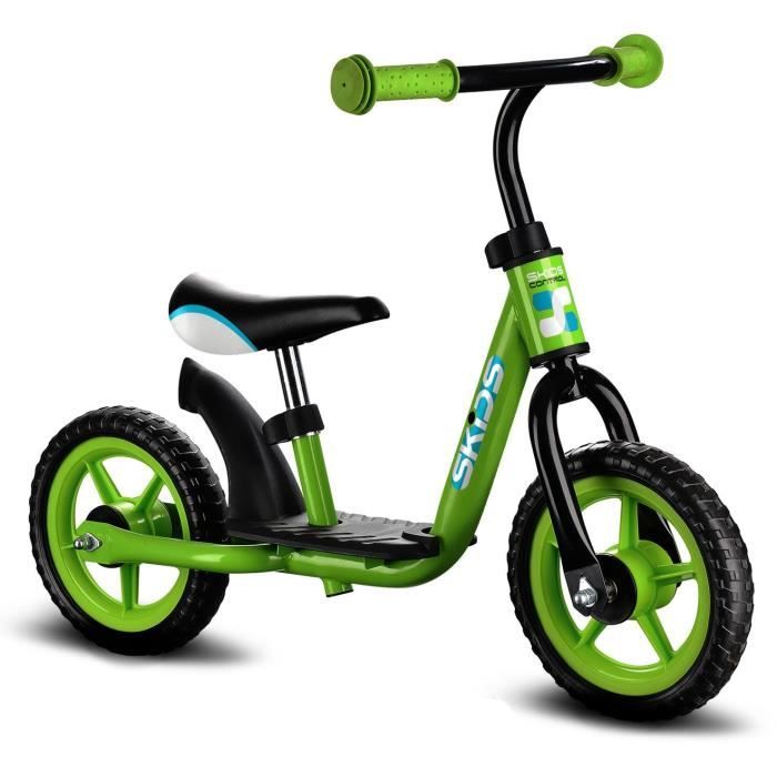 SKIDS CONTROL Balance bike with footrest - Green