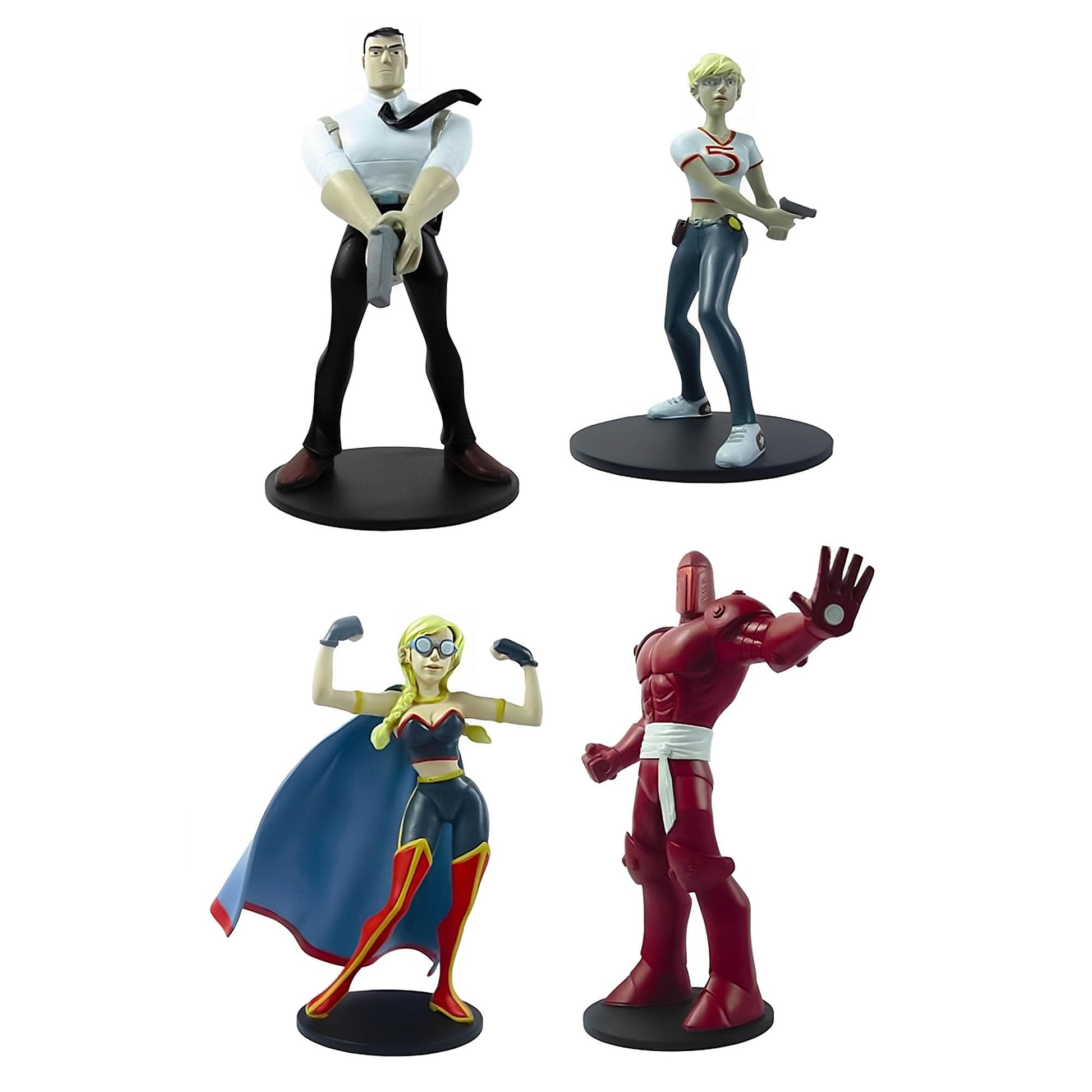 Dark Horse Comics Powers Vinyl Figure 4-Pack Set
