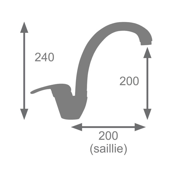 NEWBURY stainless steel sink mixer