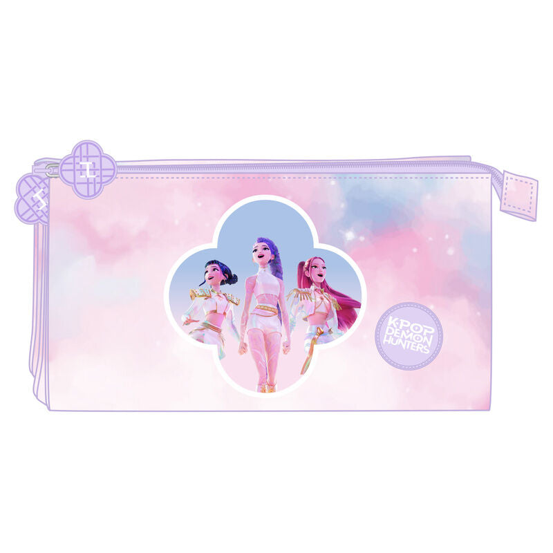 Demon Hunters Kpop Artist triple pencil case