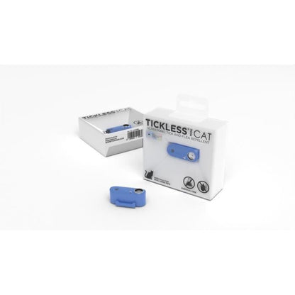 Ultrasonic cat repellent - TICKLESS MINI CAT - Tick and flea protection - Greek Blue