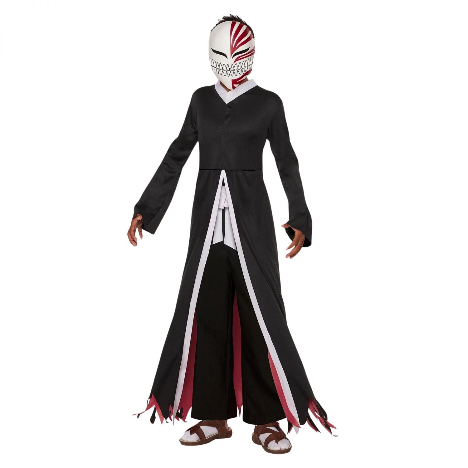 Bleach Ichingo Robe With Mask Child Costume | Medium