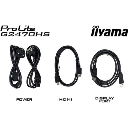 PC Monitor - IIYAMA - G2470HS-B1 - 23.8 FHD - Fast IPS - 180Hz - 0.2ms - Black